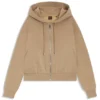 Hoodie mit Reißverschluss und Logo-Stickerei in Oversize-Passform