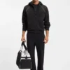 Hoodie mit Reißverschluss und Paspeldetails aus einer Baumwollmischung