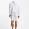 Hoodie mit Reißverschluss und Paspeldetails aus einer Baumwollmischung