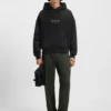Hoodie mit Stickmotiv aus Baumwollfrottee Hoodie mit Stickmotiv aus Baumwollfrottee