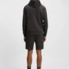 Hoodie mit Streifen-Detail aus einer Baumwollmischung