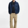 Hose in Baggy-Passform aus Stretch-Baumwoll-Canvas