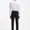 Hose in extra schmaler Passform aus einem Wollmischgewebe