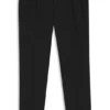 Hose in extra schmaler Passform aus Twill in Wollmischung