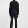 Hose in Extra-Slim-Fit aus Jersey mit Twill-Print