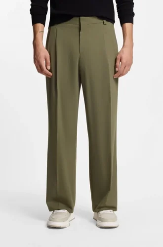 Hose in Modern-Fit aus Stretch-Ripstop