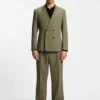 Hose in Modern-Fit aus Stretch-Ripstop