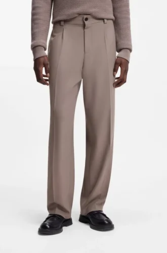 Hose in moderner Passform aus Stretch-Twill