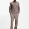 Hose in moderner Passform aus Stretch-Twill