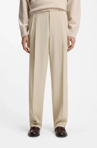 Hose in Oversize-Passform aus Twill