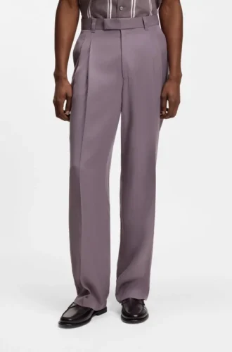 Hose in Oversize-Passform aus Twill