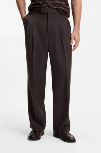 Hose in Oversize-Passform aus Twill