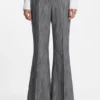 Hose in Regular-Fit aus meliertem Denim