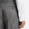 Hose in Regular-Fit aus meliertem Denim