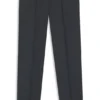 Hose in Regular-Fit aus Serge aus Schurwolle