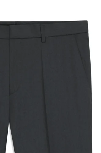 Hose in Regular-Fit aus Serge aus Schurwolle