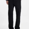 Hose in Regular-Fit aus Stretch-Baumwoll-Canvas