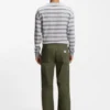 Hose in Regular-Fit aus Stretch-Baumwoll-Canvas