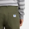 Hose in Regular-Fit aus Stretch-Baumwoll-Canvas