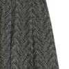 Hose in Regular-Fit aus Tweed mit Fischgrätenmuster