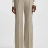 Hose in Regular-Fit aus Twill aus Schurwolle