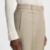 Hose in Regular-Fit aus Twill aus Schurwolle
