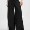Hose in Regular-Fit mit Colour-Blocking