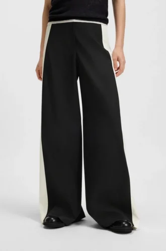 Hose in Regular-Fit mit Colour-Blocking