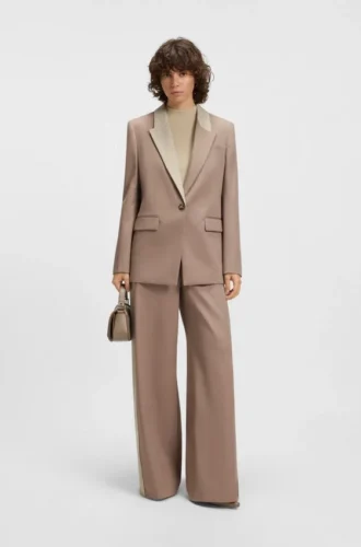 Hose in Regular-Fit mit Colour-Blocking