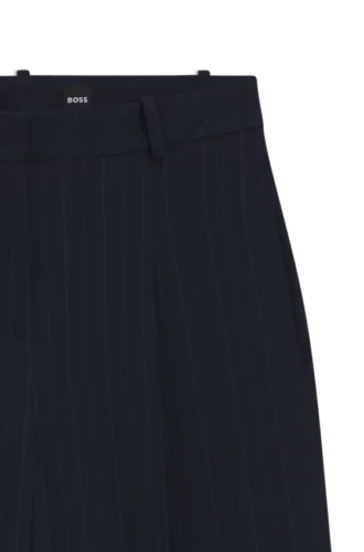 Hose in Regular-Fit mit Nadelstreifen