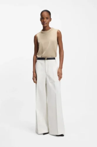 Hose in Relaxed-Fit aus Baumwoll-Canvas