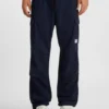Hose in Relaxed-Fit aus Ripstop im Denim-Look