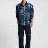Hose in Relaxed-Fit aus Ripstop im Denim-Look