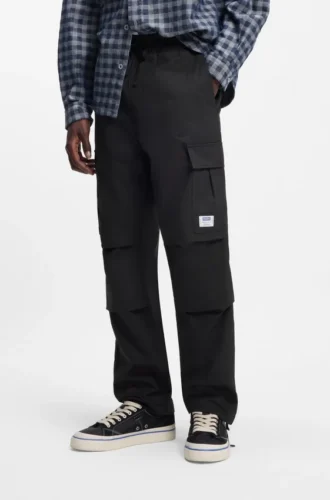 Hose in Relaxed-Fit aus Ripstop-Stoff