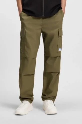 Hose in Relaxed-Fit aus Ripstop-Stoff