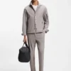 Hose in Relaxed-Fit aus Waffelstoff