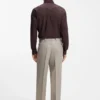 Hose mit feinem Muster in Oversize-Passform