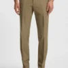 Hose mit geradem Schnitt aus Twill aus Baumwollmischung