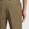 Hose mit geradem Schnitt aus Twill aus Baumwollmischung