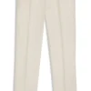 Hose mit geradem Schnitt aus Twill aus Baumwollmischung