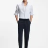 Hose mit konischer Passform aus Stretch-Twill
