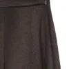 Hose mit lockerer Passform aus glänzendem Twill
