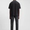 HUGO x RB Baumwoll-T-Shirt mit Logos und Paspelierung