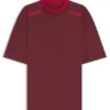 HUGO x RB Baumwoll-T-Shirt mit Logos und Paspelierung