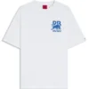 HUGO x RB Baumwoll-T-Shirt mit Stier-Logo