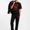 HUGO x RB Baumwoll-T-Shirt mit Stiermotiv