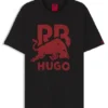 HUGO x RB Baumwoll-T-Shirt mit Stiermotiv