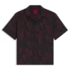 HUGO x RB Oversize-Hemd mit aufgedrucktem Muster HUGO x RB Oversize-Hemd mit aufgedrucktem Muster