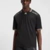 HUGO x RB Poloshirt mit Logos und Paspeln
