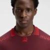 HUGO x RB Poloshirt mit Logos und Paspeln